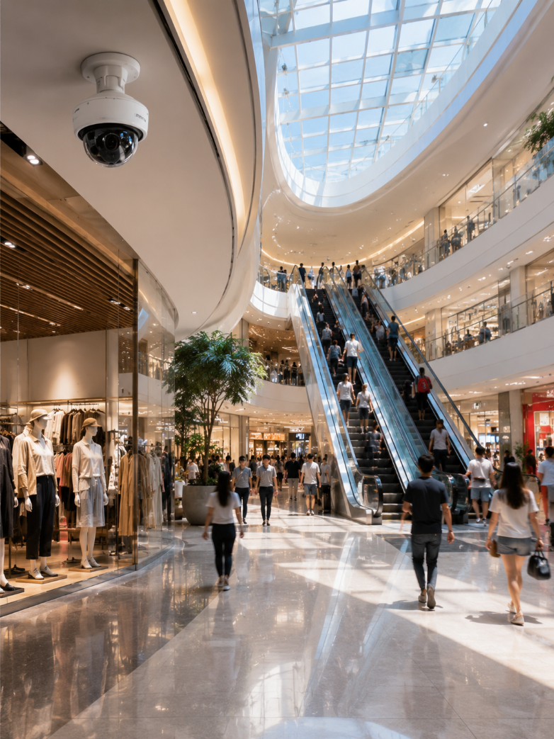 From footfall counting to zone heatmaps: multiple applications of 2D AI cameras in retail scenarios